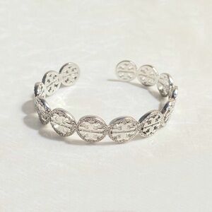 Tory Burch cuff Elegant Silver Bracelet